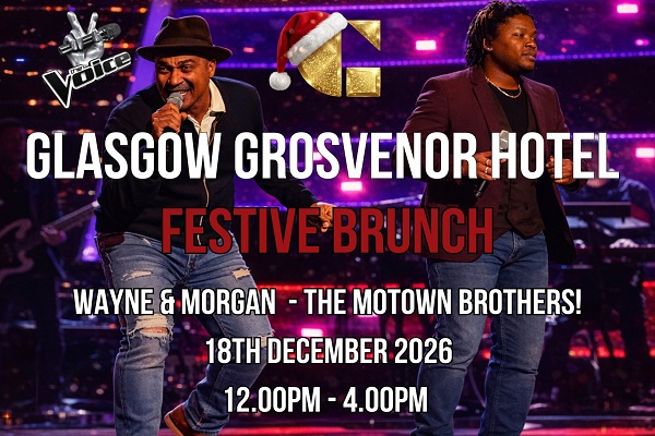 Festive Party Brunch: Wayne and Morgan - The Motown Brothers — event image